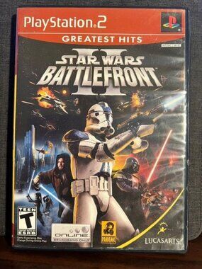 Star Wars Battlefront II PS2 Greatest Hits minor scratches